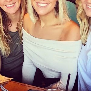 Aritzia Beige Foldover Leotard (Wilfred Brand)